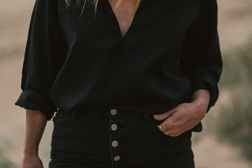 Deia Linen Top